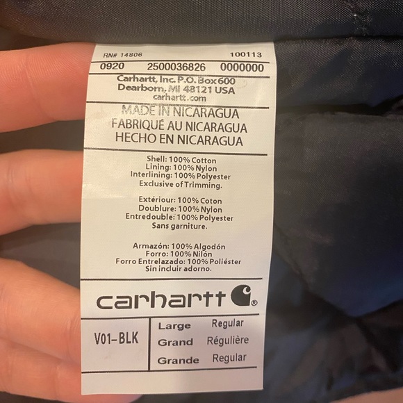 Carhartt V01 Vest New - Picture 2 of 2